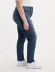 Levis High Waisted Mom Jean, Blue product photo View 03 S