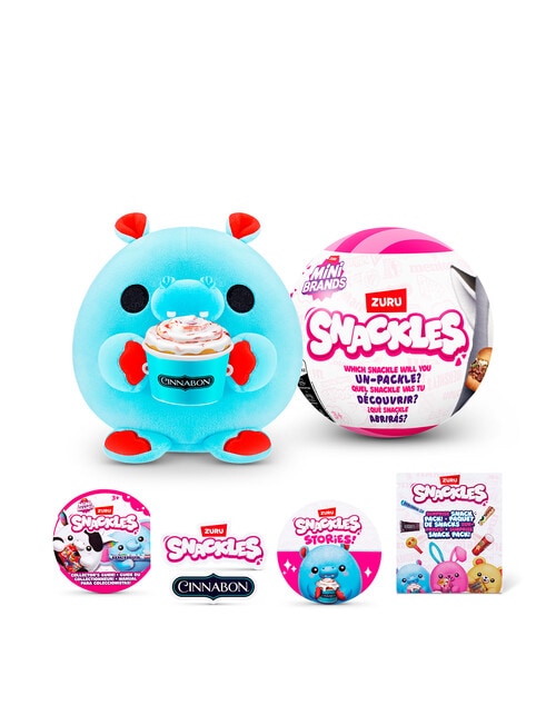 Snackles 14cm Small Series 1 Soft Toy, Wave 2, Assorted product photo View 07 L