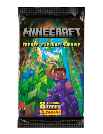 Panini Minecraft 3 Trading Cards, Assorted product photo