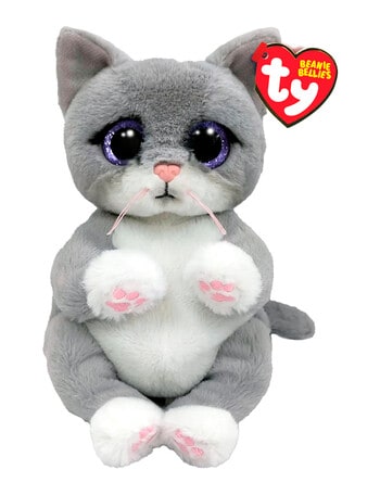 Ty Beanies Belly Morgan Grey Cat, 20cm product photo