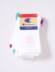Champion C Logo Crew Sock, 3-Pack, Assorted, S-L product photo View 02 S