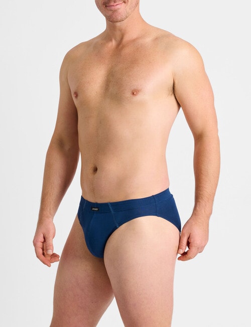 Jockey Cotton Brief, 4-Pack, Blue & Green product photo View 03 L