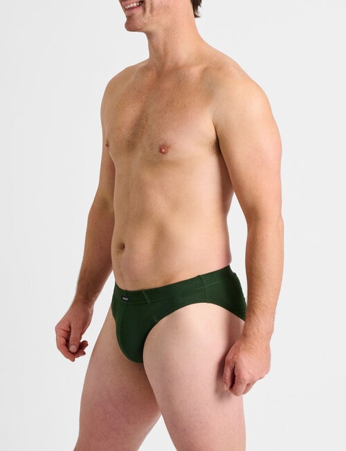 Jockey Cotton Brief, 4-Pack, Blue & Green product photo View 06 L