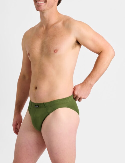 Jockey Cotton Brief, 4-Pack, Blue & Green product photo View 09 L
