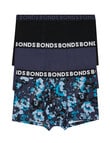 Bonds Everyday Print Trunk, 3-Pack, Grey, Blue & Black product photo