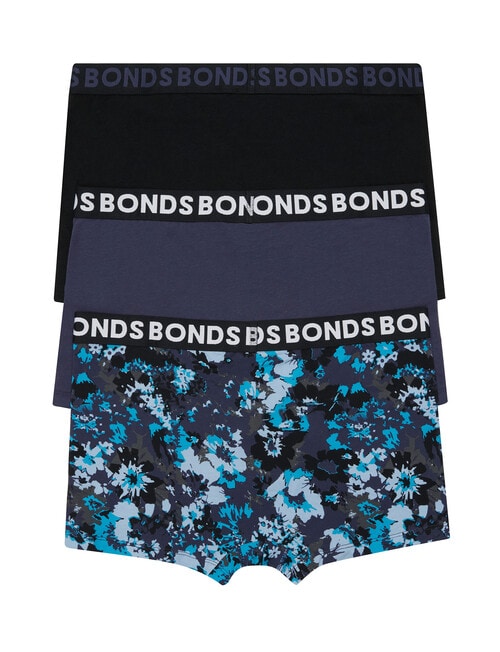 Bonds Everyday Print Trunk, 3-Pack, Grey, Blue & Black product photo View 02 L