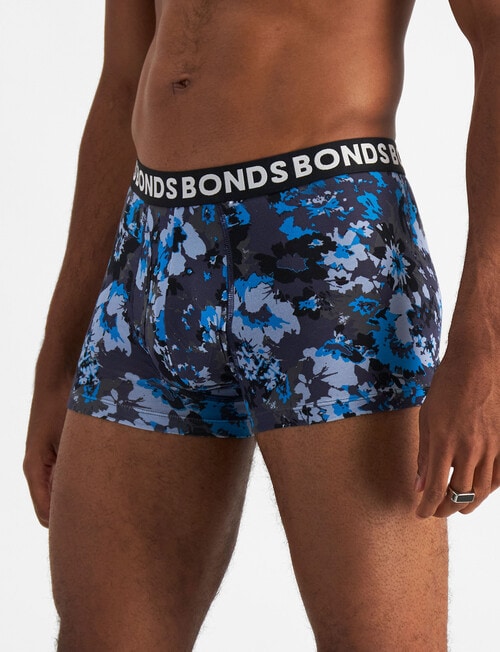 Bonds Everyday Print Trunk, 3-Pack, Grey, Blue & Black product photo View 04 L