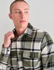 Tarnish Long Sleeve Check Shirt, Khaki product photo View 04 S