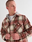 Tarnish Hooded Overshirts, Ruby product photo View 06 S