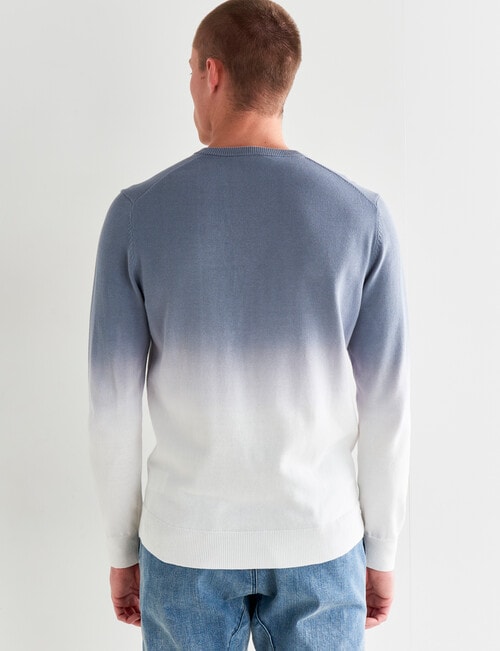 Tarnish Dipdye Sweater, Blue product photo View 02 L