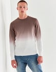 Tarnish Dipdye Sweater, Clay product photo View 05 S