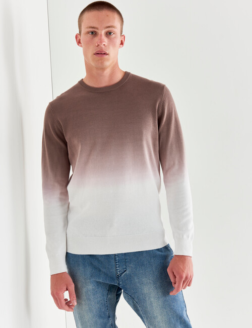 Tarnish Dipdye Sweater, Clay product photo View 05 L