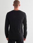 Tarnish Resort Long Sleeve T-Shirt, Black product photo View 02 S