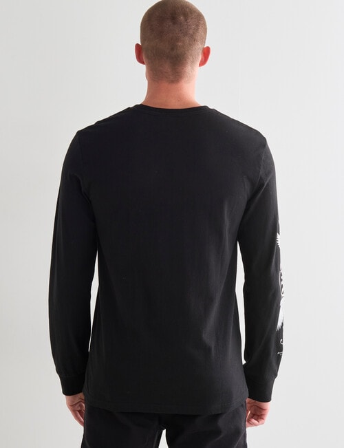 Tarnish Resort Long Sleeve T-Shirt, Black product photo View 02 L