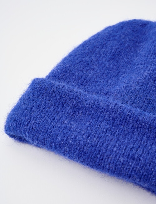 Whistle Accessories Fluffy Beanie, Cobalt product photo View 02 L