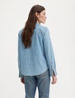 Levis Iconic Western Shirt, Blue product photo View 02 S