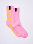Bonds SuperSoft Crew Socks, 2-Pack, Pink Lemon product photo