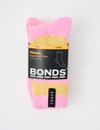 Bonds SuperSoft Crew Socks, 2-Pack, Pink Lemon product photo View 02 S