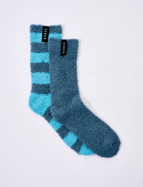 Bonds SuperSoft Crew Socks, 2-Pack, Sailing Seal product photo