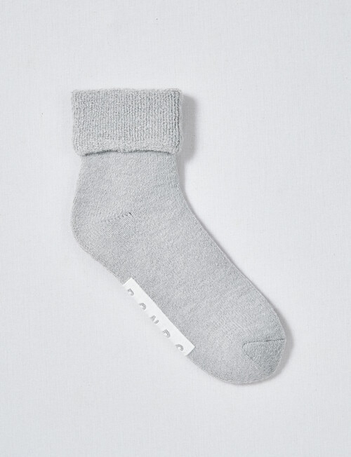 Bonds Snuggle Crew Socks, Grey Marle product photo