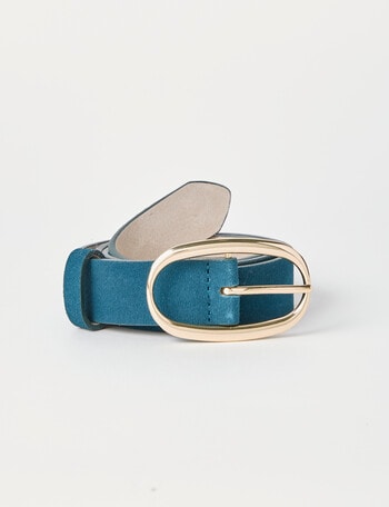 Whistle Suede Belt, Peacock product photo