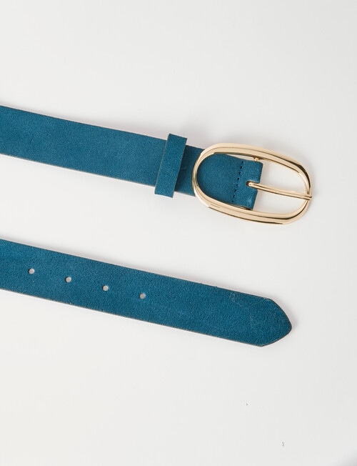 Whistle Accessories Suede Belt, Peacock product photo View 03 L