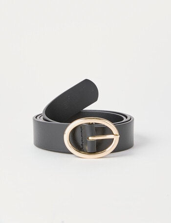 Whistle Accessories Leather Belt, Black product photo
