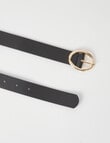 Whistle Accessories Leather Belt, Black product photo View 03 S
