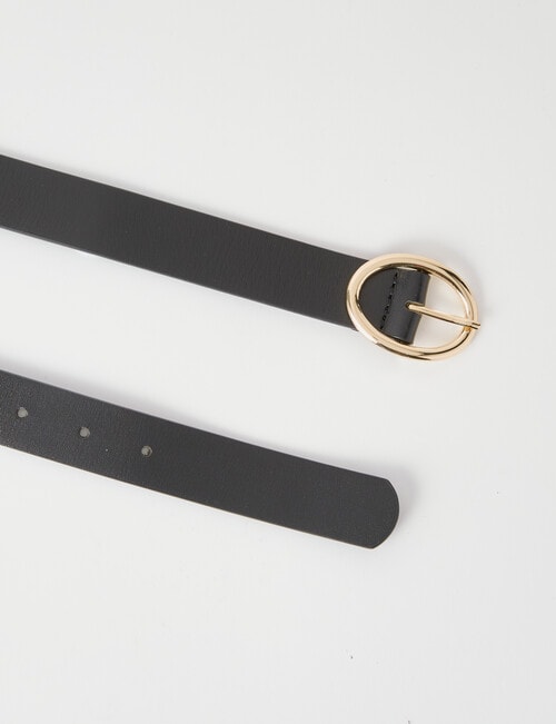 Whistle Accessories Leather Belt, Black product photo View 03 L