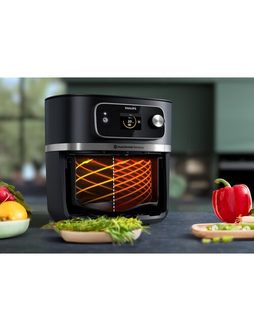 Philips XXXL Connected with Probe Air Fryer, HD9880/90 product photo View 05 L