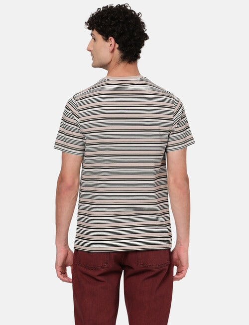 Levis Rings Stripe Short Sleeve T-Shirt, Feather Grey product photo View 02 L
