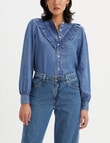 Levis Carinna Blouse, Denim in Patches 2 product photo