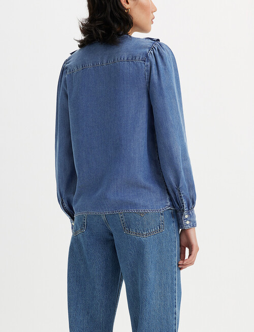 Levis Carinna Blouse, Denim in Patches 2 product photo View 02 L