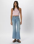 ONLY Belia Sleeveless Crop Top, Begonia Pink product photo View 05 S