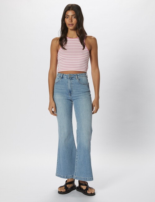 ONLY Belia Sleeveless Crop Top, Begonia Pink product photo View 05 L