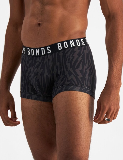 Bonds Icons Strikingly Trunk, Nu Black & Rock Star product photo View 02 L
