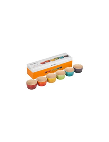 Le Creuset Mini Ramekins, Rainbow, Set of 6 product photo