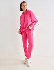 Champion Script High Waist Jogger, Pink 182 product photo View 03 S