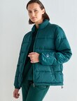 Champion Rochester Padded Jacket, Cotton Forest Gem product photo