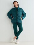 Champion Rochester Padded Jacket, Cotton Forest Gem product photo View 03 S