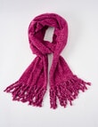 Boston + Bailey Chenille Blanket Scarf, Cerise product photo View 02 S