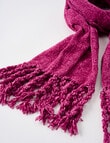 Boston + Bailey Chenille Blanket Scarf, Cerise product photo View 03 S