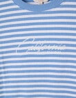 Switch California Short Sleeve Rib Tee, Baby Blue product photo View 02 S