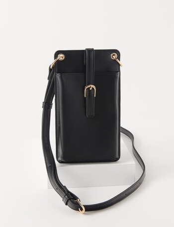 Whistle Accessories Phone Wallet Crossbody, Black product photo