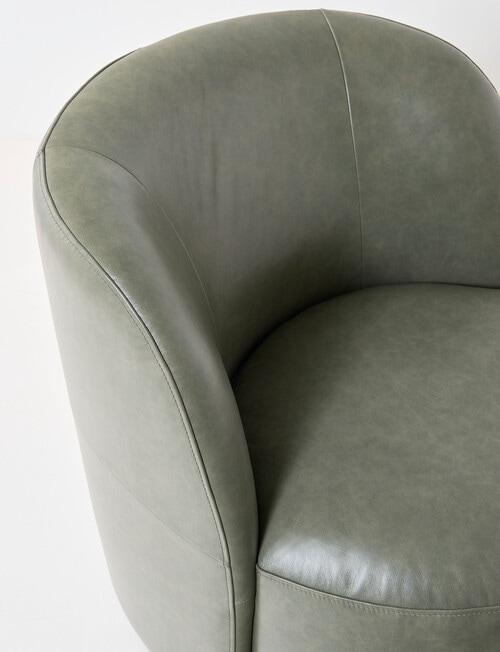 LUCA Belmont Leather Swivel Chair product photo View 05 L