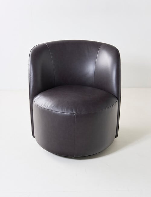 LUCA Belmont Leather Swivel Chair product photo View 02 L