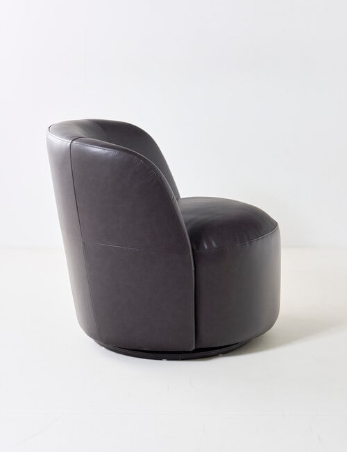 LUCA Belmont Leather Swivel Chair product photo View 03 L