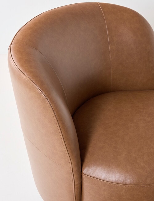 LUCA Belmont Leather Swivel Chair product photo View 05 L
