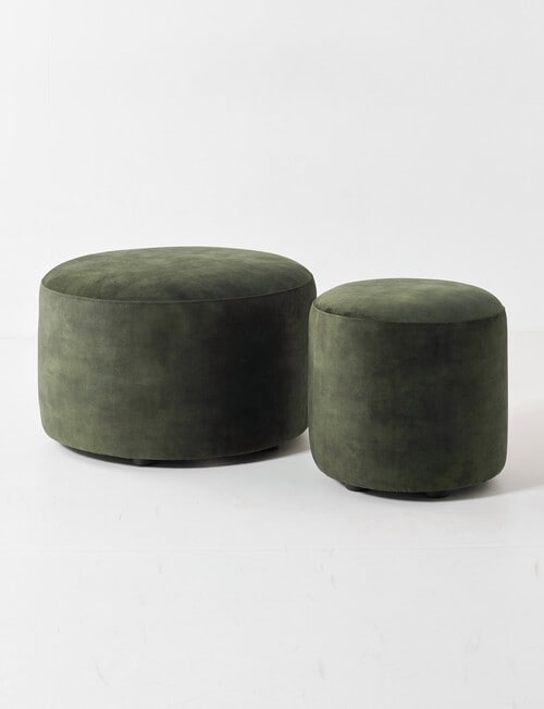 LUCA Furniture Brooklyn Fabric Ottoman Small product photo View 07 L