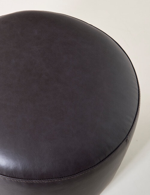 LUCA Furniture Brooklyn Leather Ottoman Small product photo View 02 L